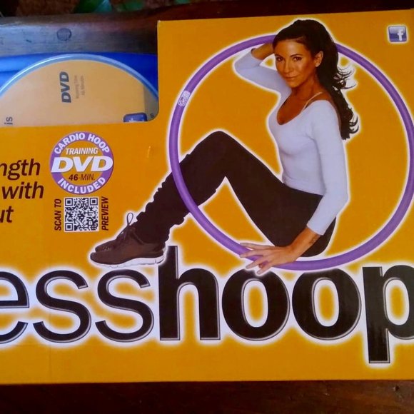 GoFit Segmented Foam-Padded Fitness Hoop w/ 46-minute DVD, Purple, 3-Pound - Picture 3 of 3